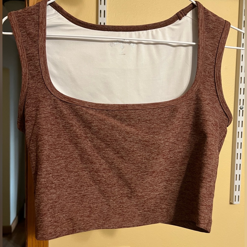 Year of Ours Square Neck Cropped Tank